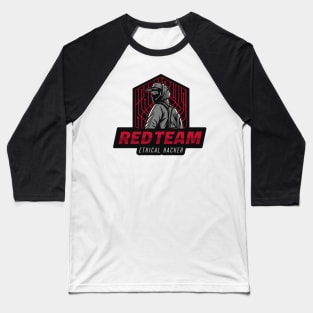 Red Team | Hacker Design Baseball T-Shirt